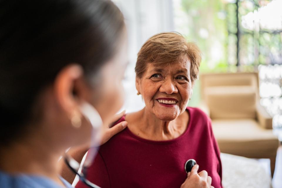 An HonorHealth patient getting help for her irregular heat rhythm