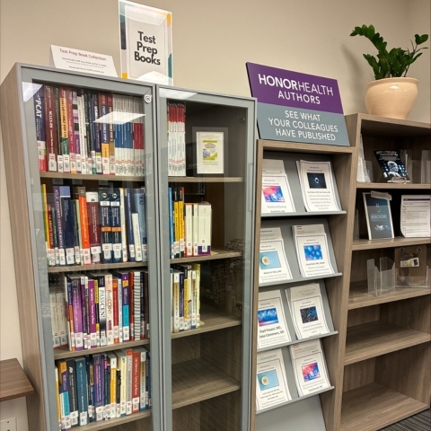 Physician, nurse and staff resources at HonorHealth library