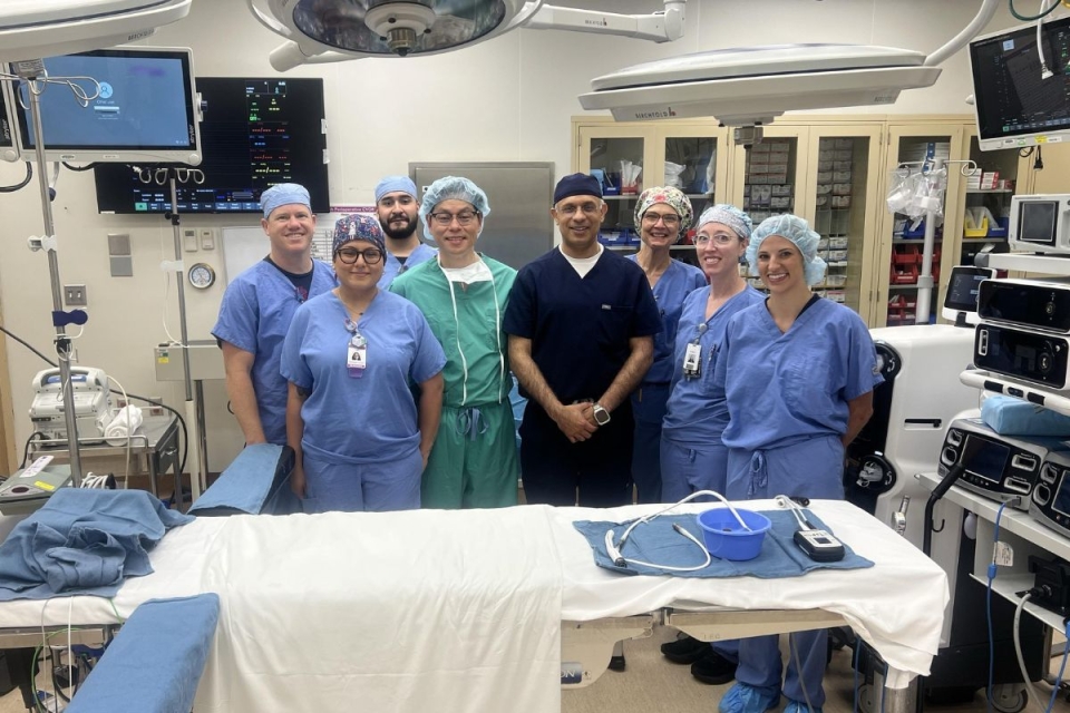 HonorHealth Launches Artificial Heart Program - Group photo of HonorHealth doctors in scrubs