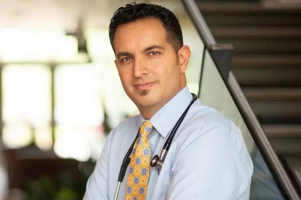 Executive Director of the HonorHealth Whole Health Institute, Shad Marvasti, MD, MPH, DipABLM, DipABFM.