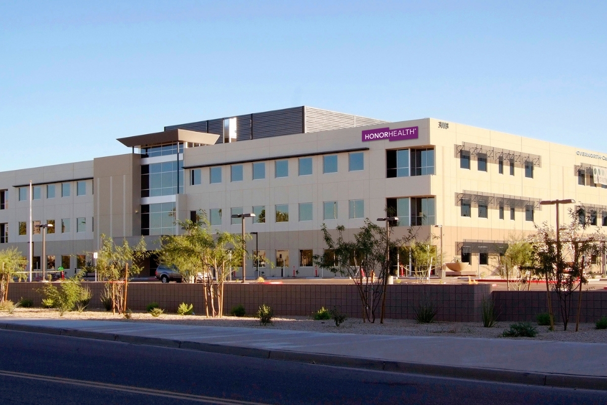 HonorHealth Primary Care - Phoenix Central exterior building view