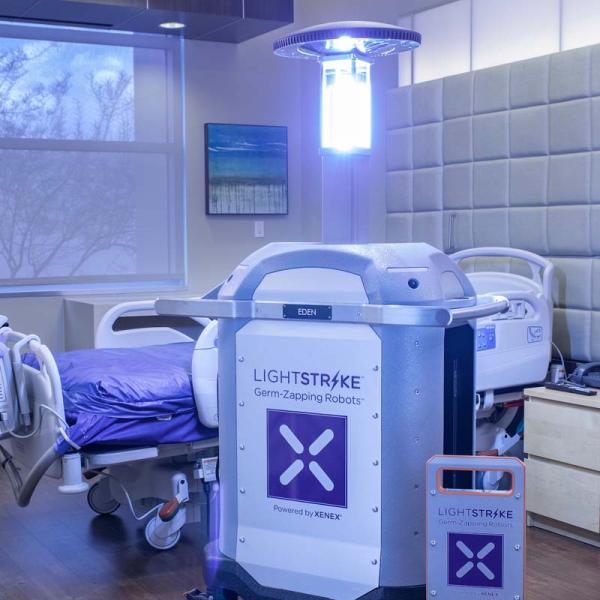 Germ-zapping robots in use at HonorHealth