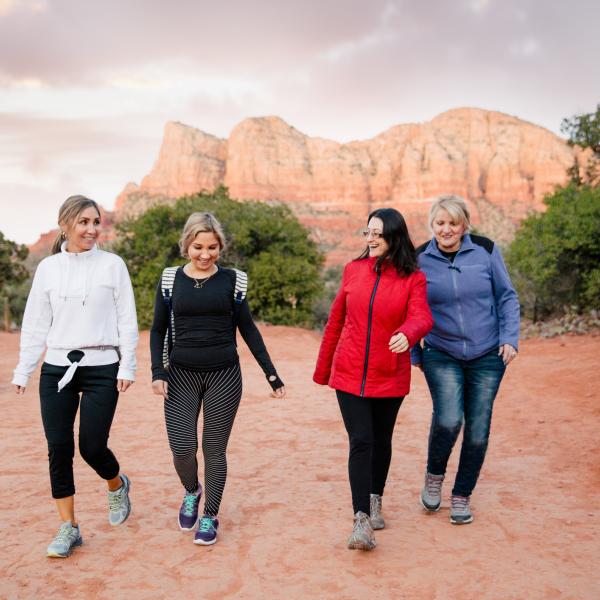 Four HonorHealth patients go on a hike