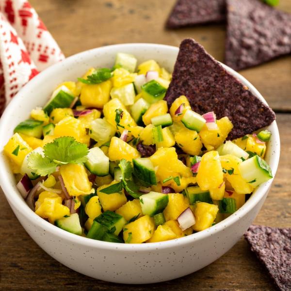 HonorHealth's pineapple cucumber salad recipe