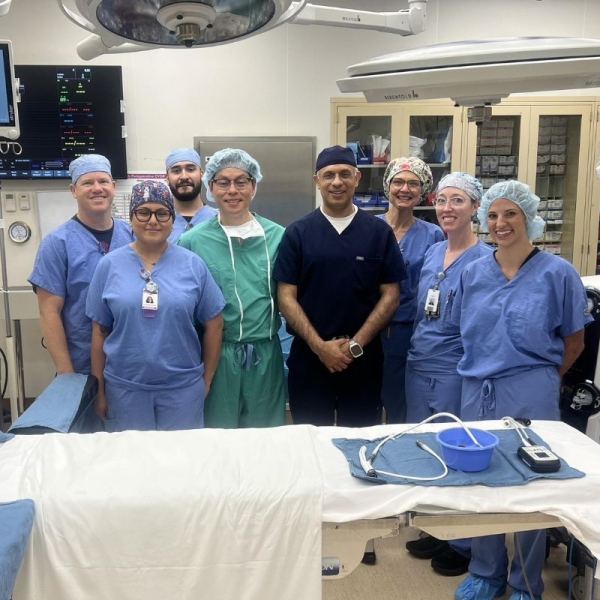 HonorHealth Launches Artificial Heart Program - Group photo of HonorHealth doctors in scrubs