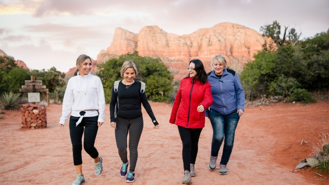 Four HonorHealth patients go on a hike