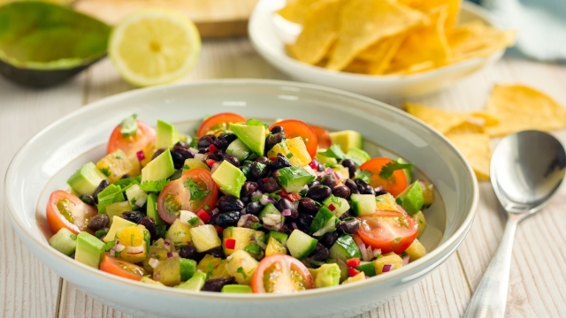 Try this black bean ceviche tostada courtesy of HonorHealth