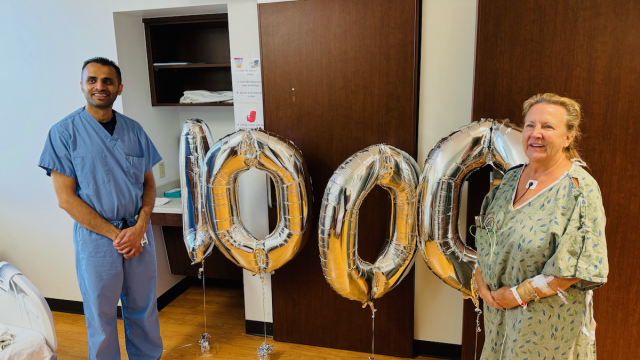 HonorHealth patient Kathy with Dr. Patel