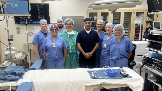 HonorHealth Launches Artificial Heart Program - Group photo of HonorHealth doctors in scrubs
