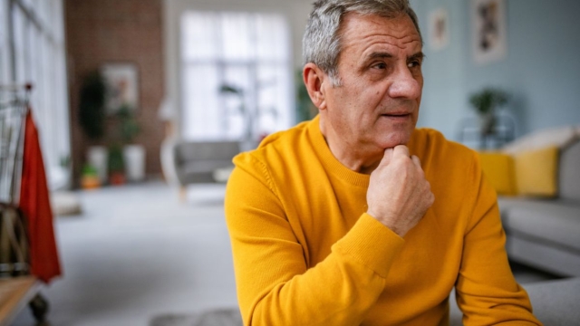 HonorHealth Heart Care - Man sits and contemplates treatment alternatives for Atrial fibrillation (Afib).