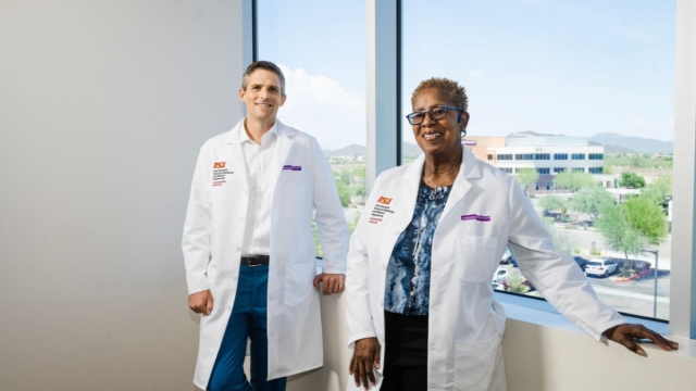 HonorHealth Community and Culture - Medical professionals involved in HonorHealth partnership with ASU smile for photo.