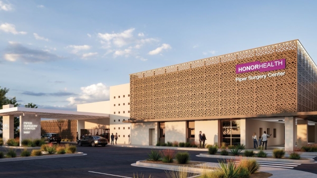 HonorHealth Center for Advanced Interventional Endoscopy - exterior building view rendering