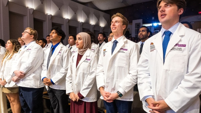 HonorHealth joins ASU as first class of future physician-engineers put on their white coat.